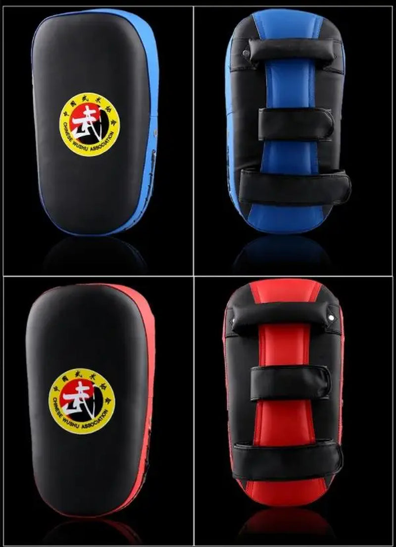 2 Pieces Kick Boxing Strike Curved Arm Pad MMA Focus Muay Thai Punch Shield Kicking Target