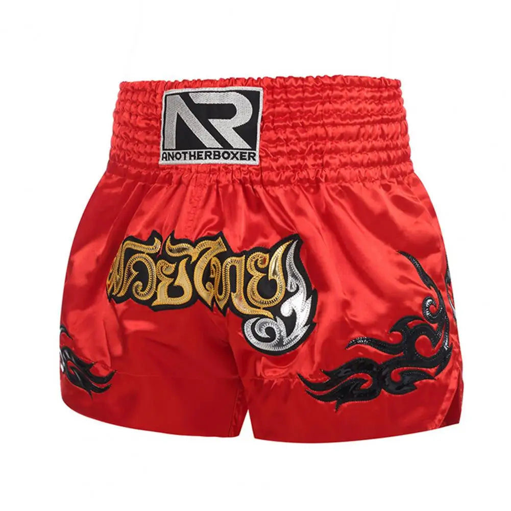Adults Muay Thai Cord Design Kickboxing Shorts Boys Girls Martial Arts Shorts Kids Boxing Short Pants Sports Fighting Shorts