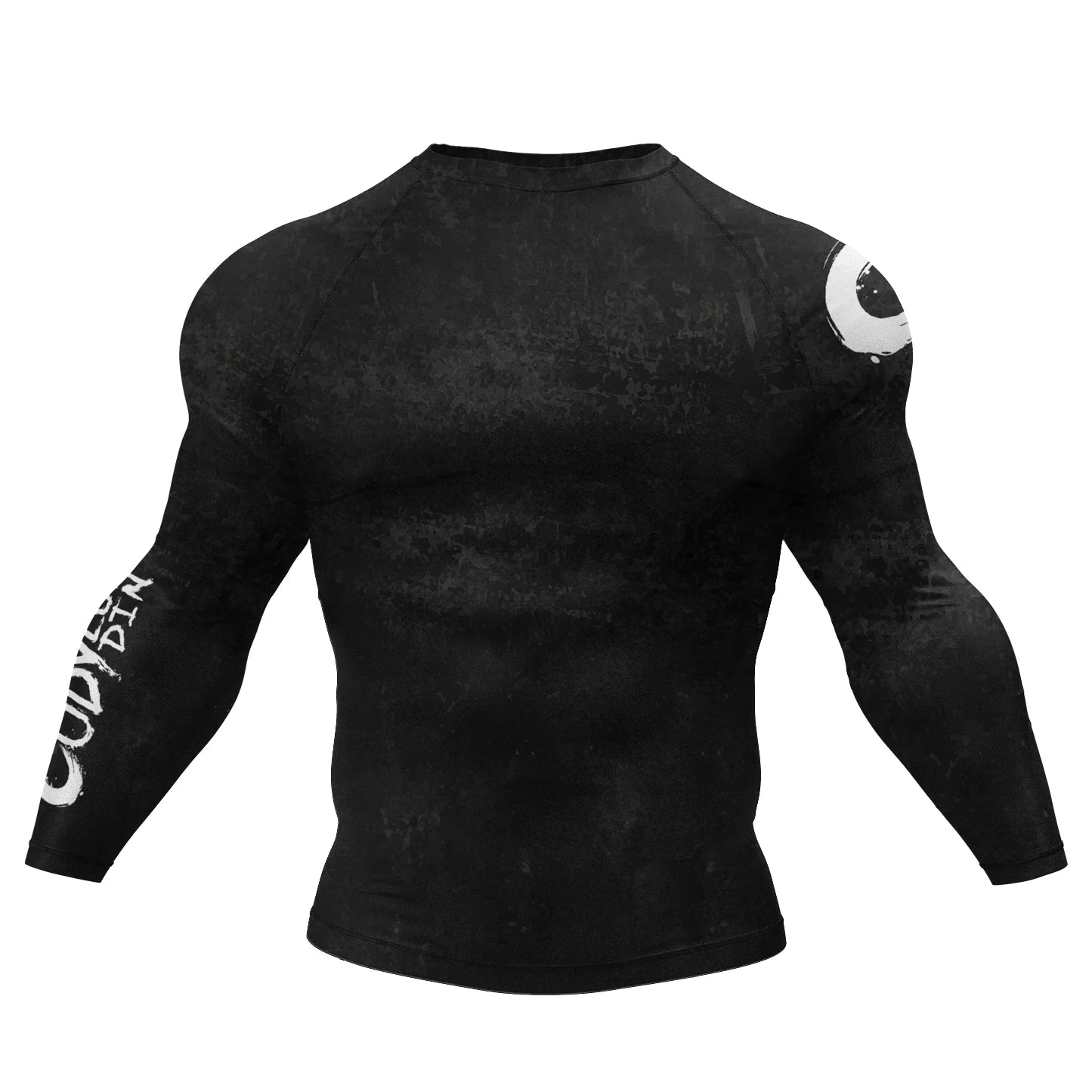 Sports Rash Guard T-Shirt Men MMA Compression Fit & Anti-Chafing Long Sleeve Training Boxing Gym Shirts Rashguard Jiu Jitsu Tees