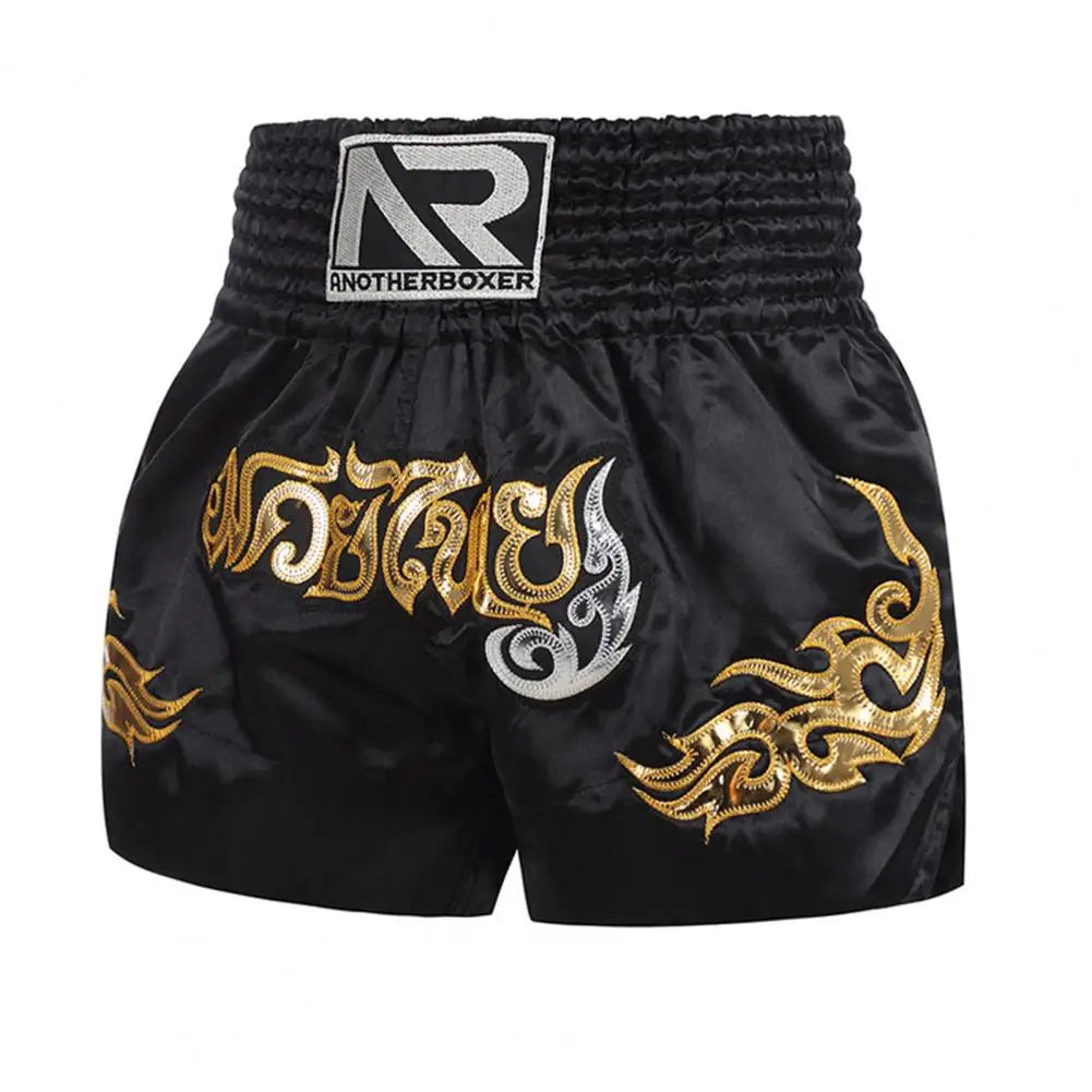 Adults Muay Thai Cord Design Kickboxing Shorts Boys Girls Martial Arts Shorts Kids Boxing Short Pants Sports Fighting Shorts