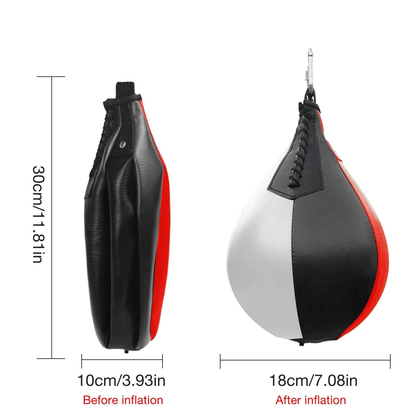 Boxing Speed Balls Leather Hanging Punching Bag Pear Boxing Bag Reflex Speed Balls Thai Boxing Bags for Fitness Equipments