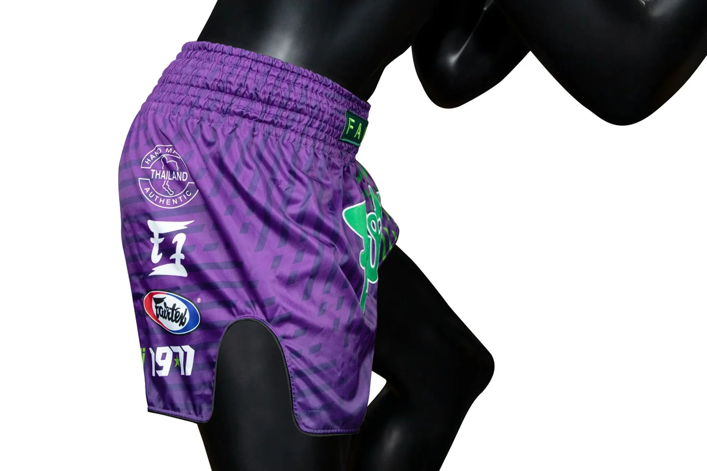 Fairtex BS1922 Racer Purple Slim Cut Muay Thai Boxing Shorts