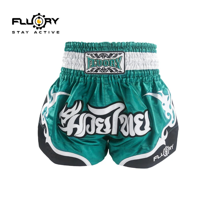 Fluory Men Women Kids Thai Boxing Short Fairtex Shorts MMA Shorts Boxing Pants Shorts Embroidery MMA Shorts