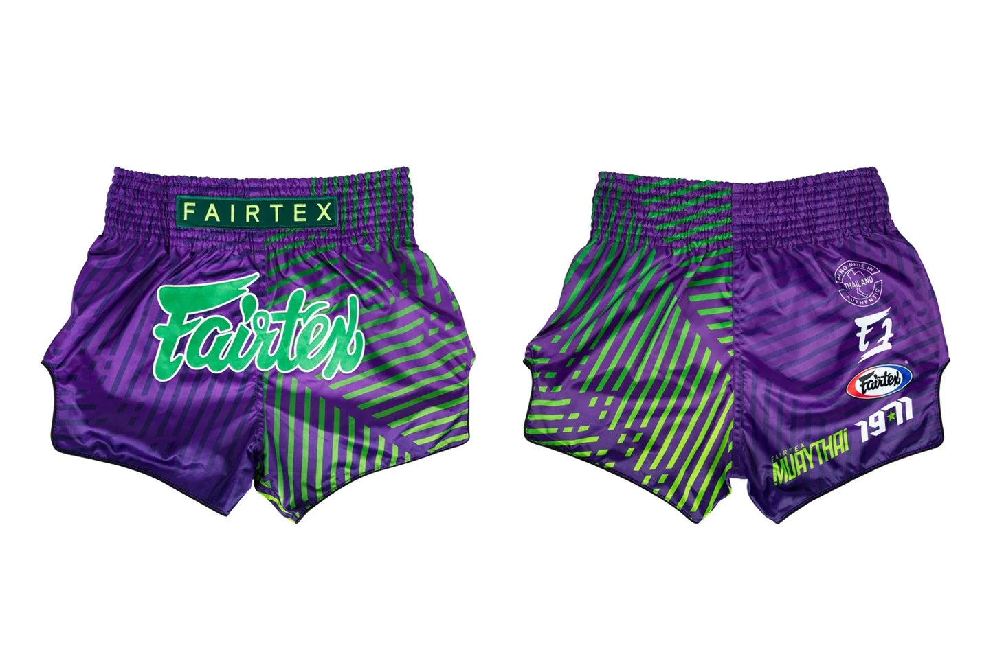 Fairtex BS1922 Racer Purple Slim Cut Muay Thai Boxing Shorts